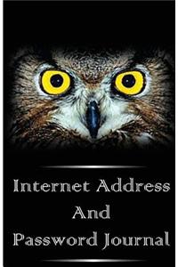 Internet Address and Password Journal