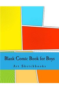 Blank Comic Book for Boys