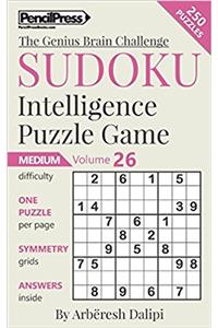 Sudoku Puzzle Books Volume 26. Medium. Sudoku Intelligence Puzzle Game