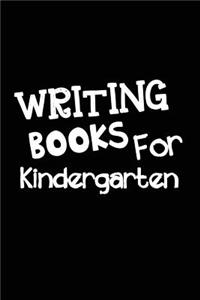 Writing Books For Kindergarten