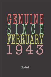 Genuine Since February 1943