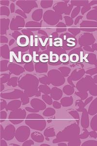 Olivia Personalised Notebook