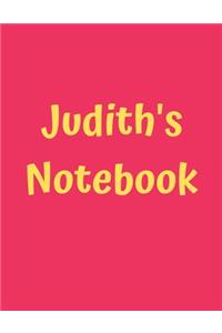 Judith's Notebook