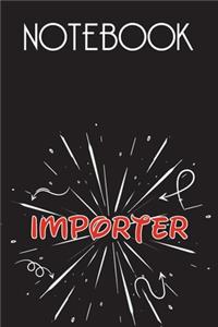 IMPORTER Notebook, Simple Design
