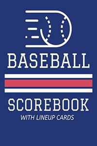 Baseball Scorebook With Lineup Cards
