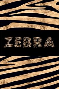 Notizbuch Zebra