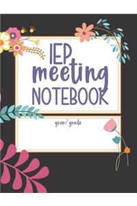 IEP Meeting Notebook