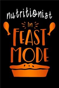 Nutritionist in feast mode