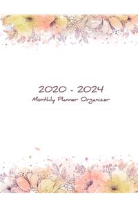 2020-2024 Monthly Planner Organizer