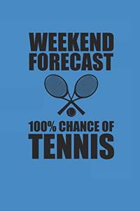 Weekend Forecast 100 Chance of Tennis