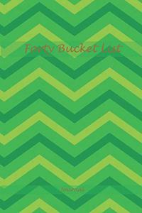 Forty Bucket List Journal