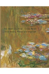 The Water Lily Pond - Claude Monet - 2020 Weekly Planner and Organizer