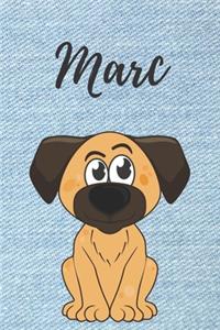 Personalisiertes Notizbuch - Hunde Marc