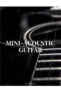 Mini-Acoustic Guitar Tab Notebook