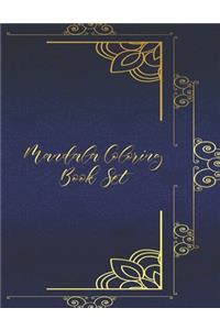 Mandala Coloring Book Set