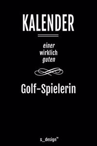 Kalender für Golf-Spieler / Golf-Spielerin