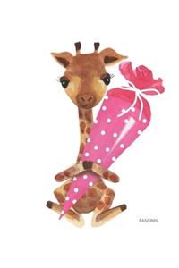 Giraffe School Notebook