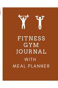 Fitness Gym Journal With Meal Planner