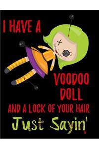 I Have a Voodoo Doll Composition Notebook