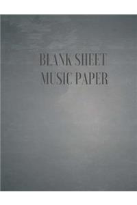Blank Sheet Music Paper
