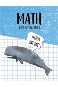 Math Graph Paper Notebook