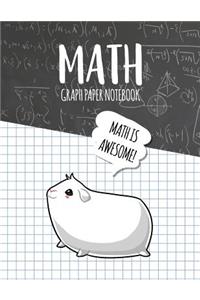 Math Graph Paper Notebook