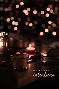 My Weekly Intentions Journal Candle