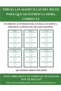 Los mejores libros para bebés (Dibuja las manecillas del reloj para que muestren la hora correcta)