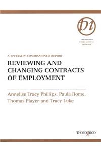 Reviewing and Changing Contracts of Employment