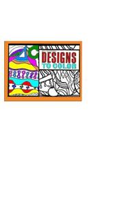 Designs to Color Book 1