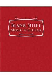 Blank Sheet Music for Guitar