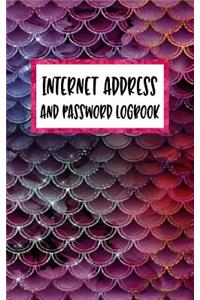 Internet Address And Password Logbook
