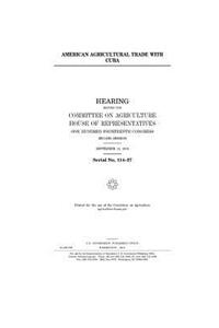 American agricultural trade with Cuba