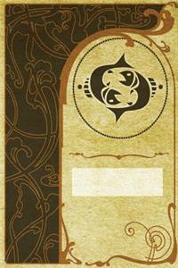 Monogram Pisces Journal