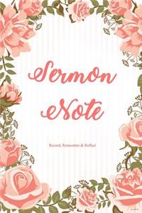 Sermon Notes Journal