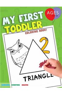 My First Toddler Coloring Book