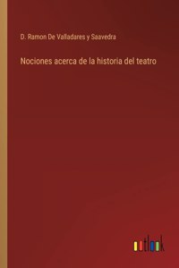 Nociones acerca de la historia del teatro