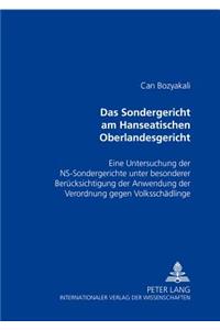 Das Sondergericht Am Hanseatischen Oberlandesgericht