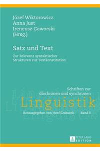 Satz und Text