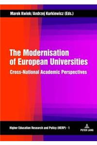 The Modernisation of European Universities