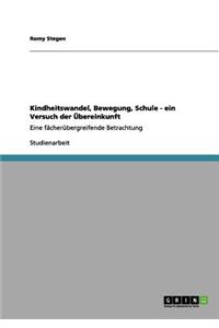 Kindheitswandel, Bewegung, Schule - ein Versuch der Übereinkunft
