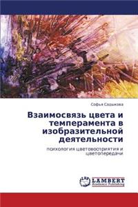 Vzaimosvyaz' Tsveta I Temperamenta V Izobrazitel'noy Deyatel'nosti