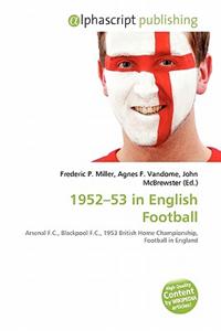 1952-53 in English Football