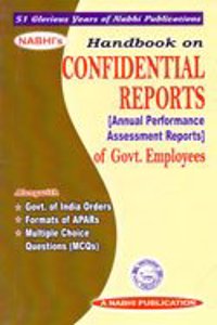 Handbook on Confidential Reports [Annual Performance Assessment Reports] of Govt. Employees