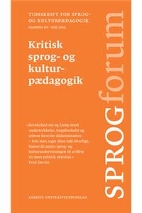 Kritisk Sprog- Og Kulturpaedagogik