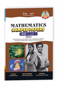 Educart CBSE Mathematics Class 11 Sample Paper 2023-24 (Introducing Revision Maps and Past Year Papers) 2024
