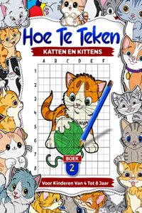 Hoe katten en kittens te tekenen voor kinderen van 4-8 jaar