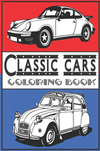 Classic Cars Coloring Book