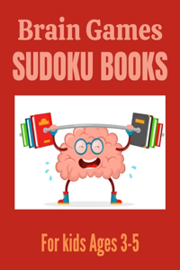 Brain Games Sudoku books for kids Ages 3-5