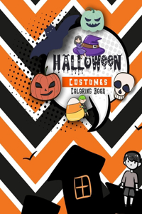 Halloween Costumes Coloring Book